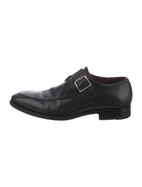 Canali Leather Monk Straps
