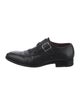 Canali Leather Monk Straps