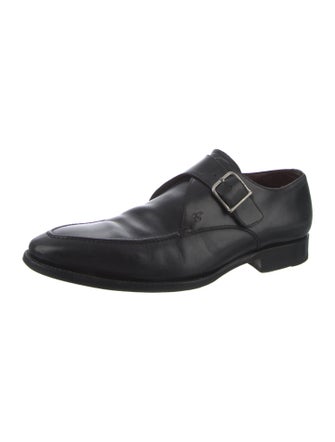 Canali Leather Monk Straps