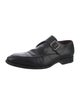 Canali Leather Monk Straps