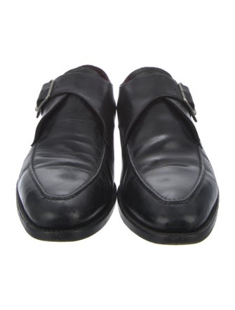 Canali Leather Monk Straps