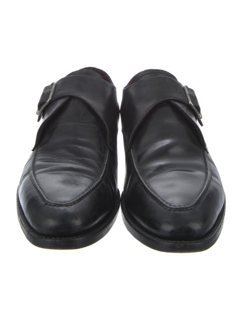 Canali Leather Monk Straps