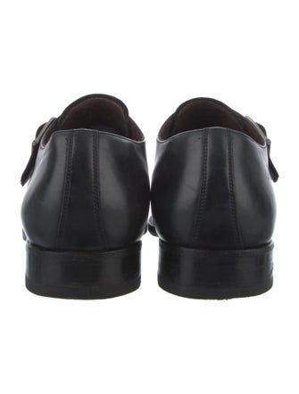 Canali Leather Monk Straps