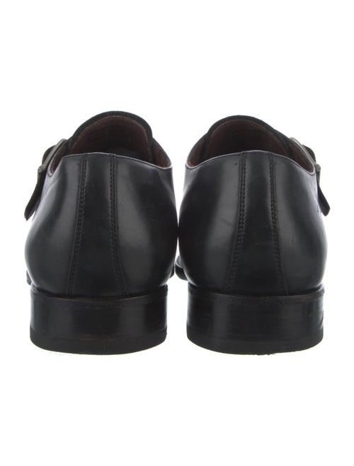 Canali Leather Monk Straps