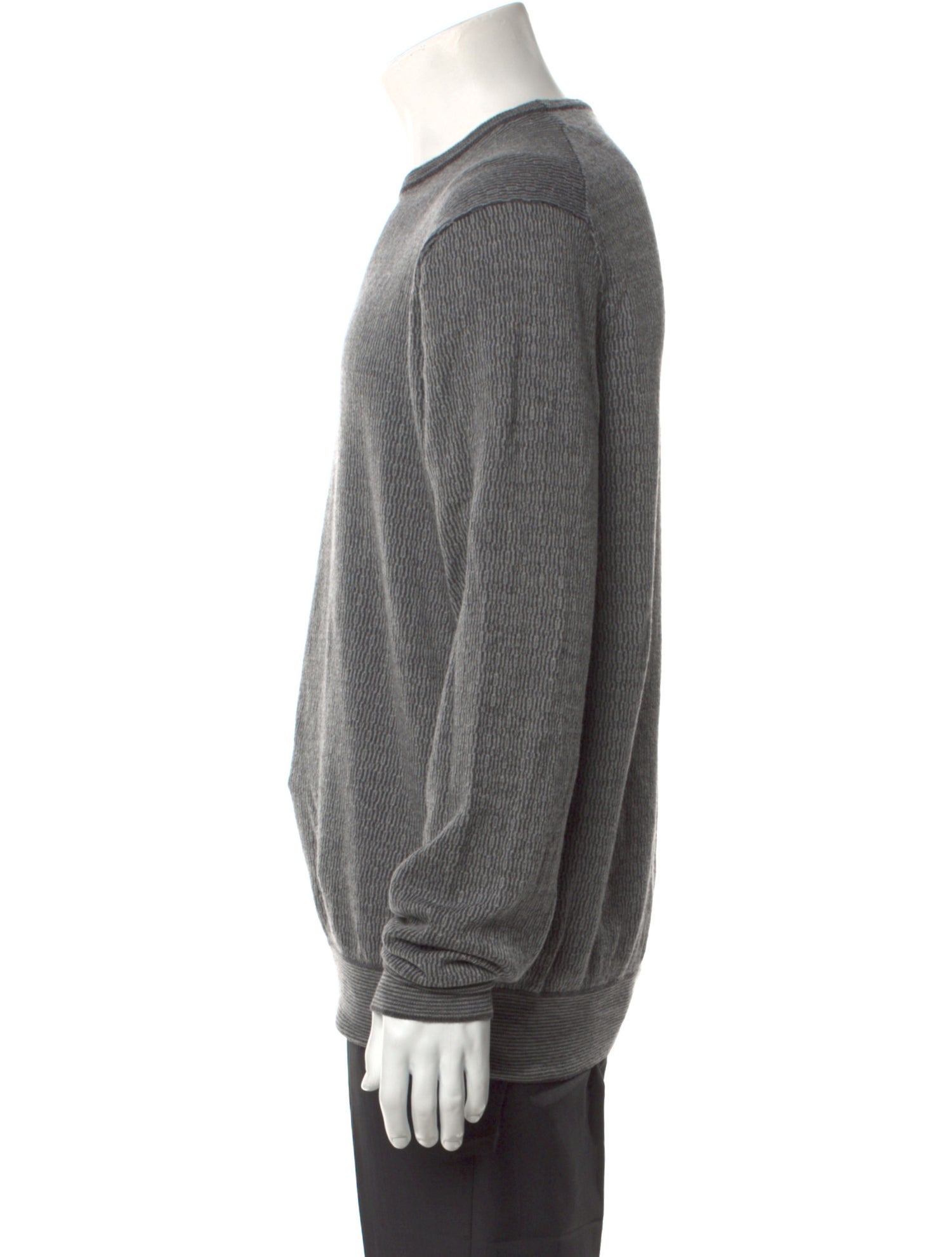 Canali Wool Crew Neck Pullover