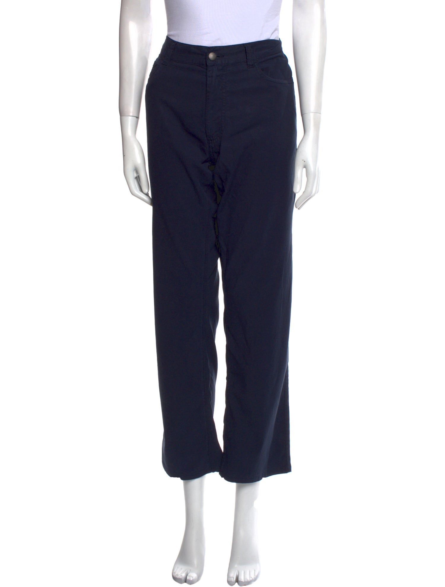 Canali Wool Straight Leg Pants