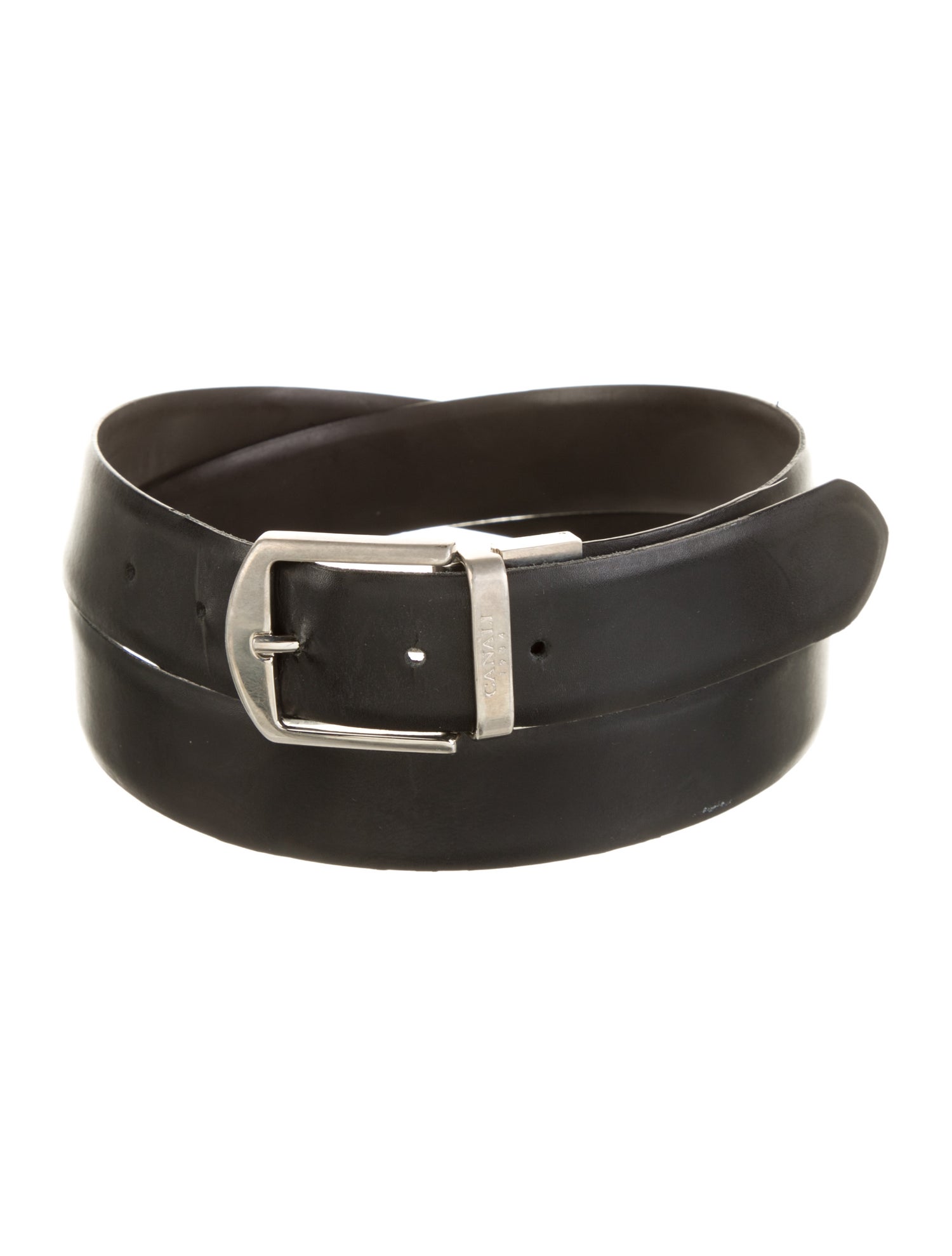 Canali Leather Waist Belt