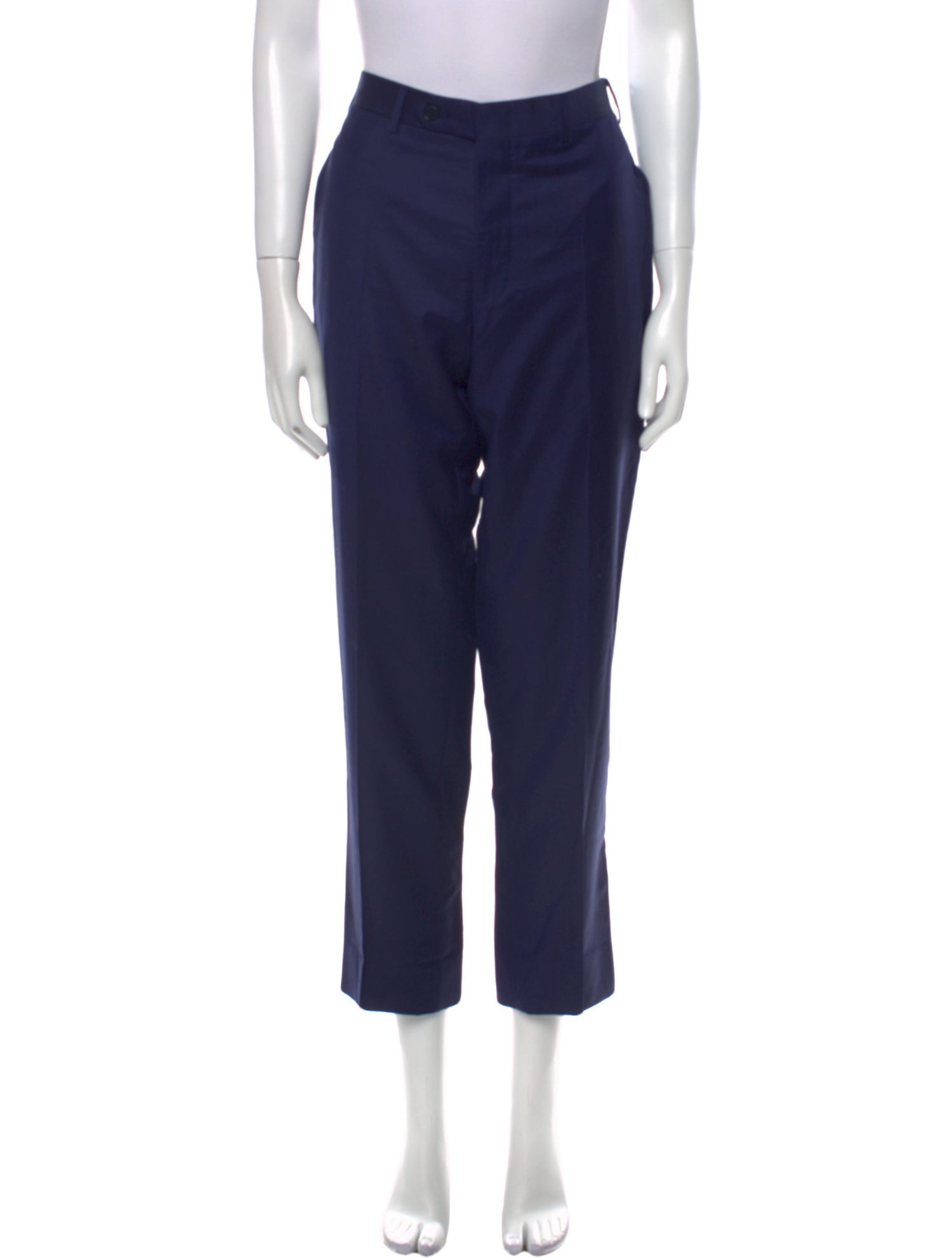 Canali Wool Straight Leg Pants