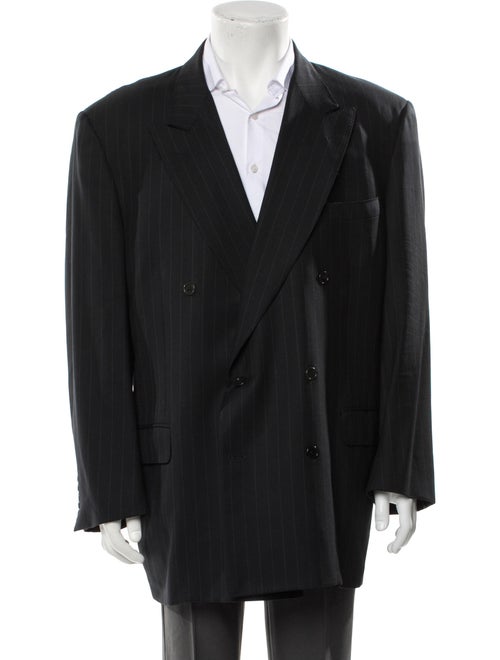 Canali Wool Striped Blazer