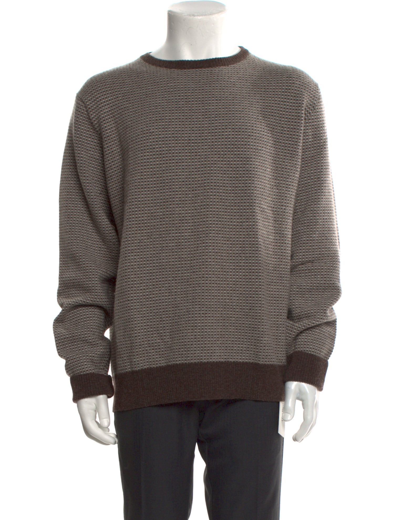 Canali Merino Wool Striped Pullover