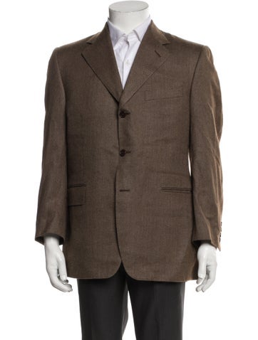 Canali Outerwear Silk Coat Us40, It50 | L
