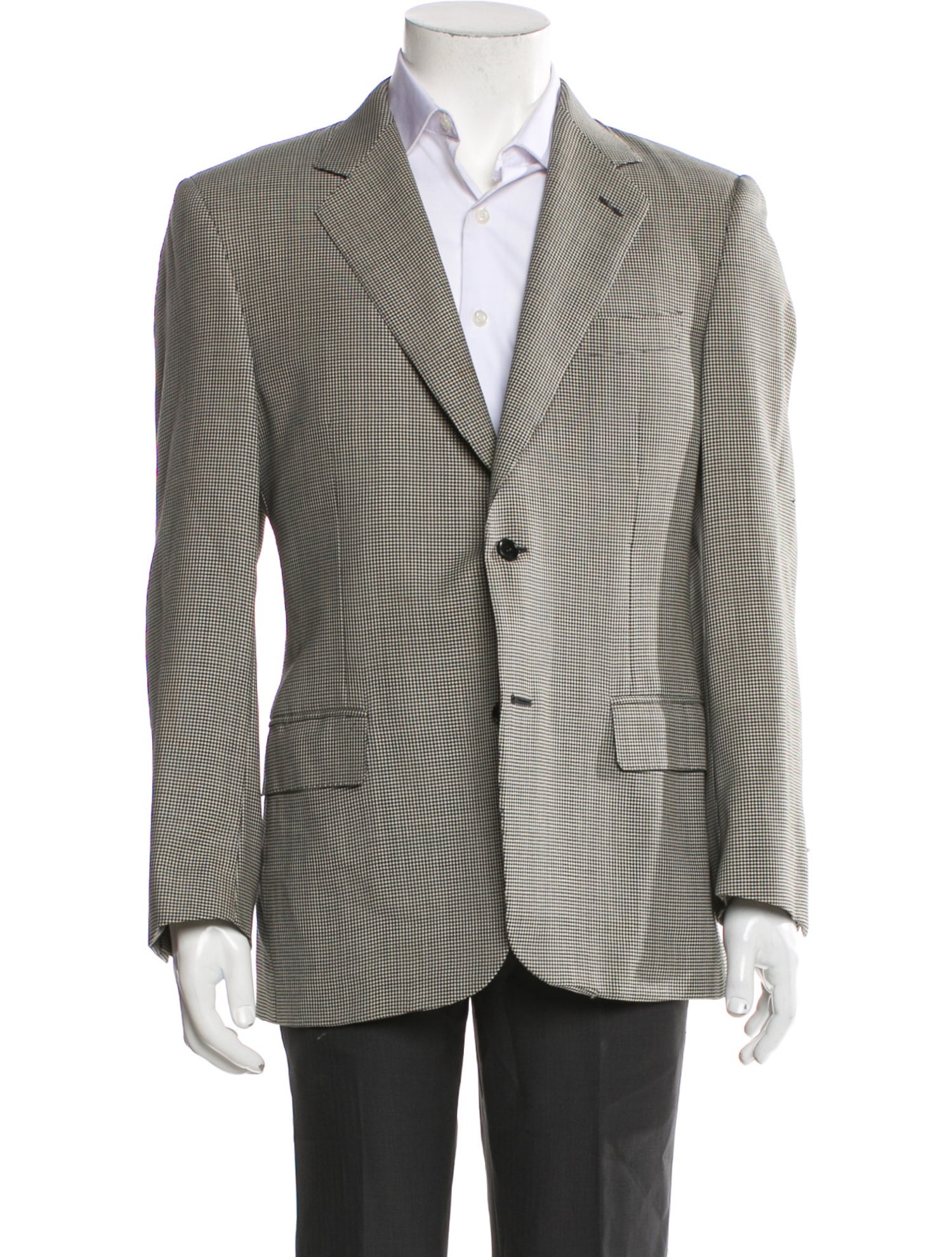 Canali Men's Houndstooth Wool Blazer