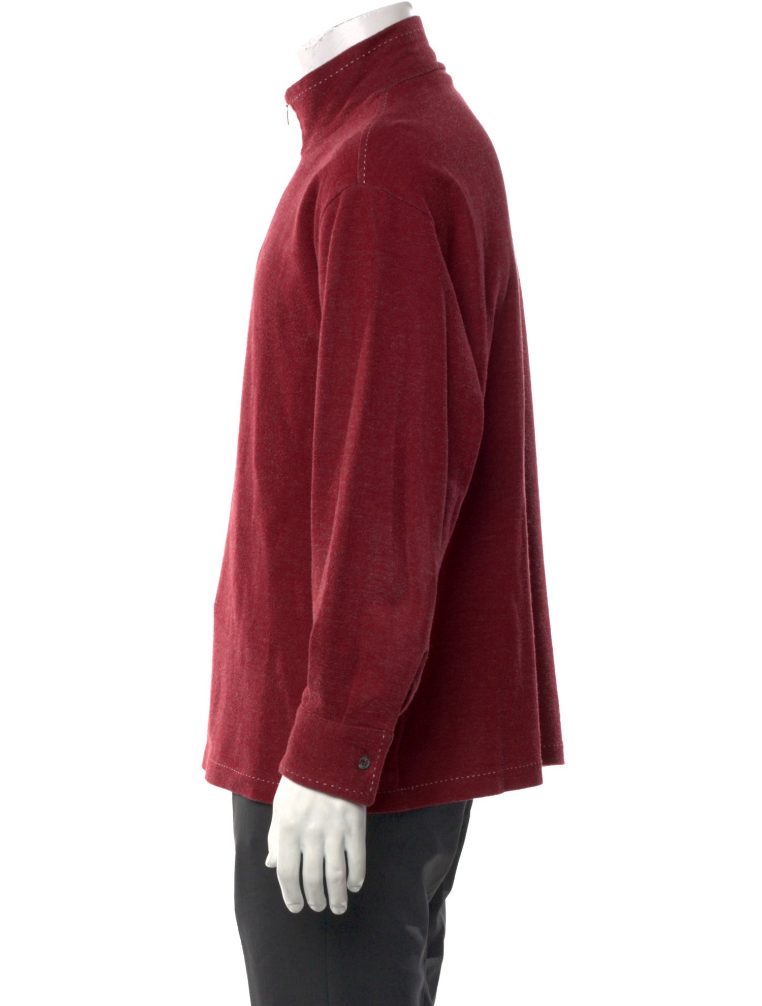 Canali Turtleneck Long Sleeve Polo Sweater