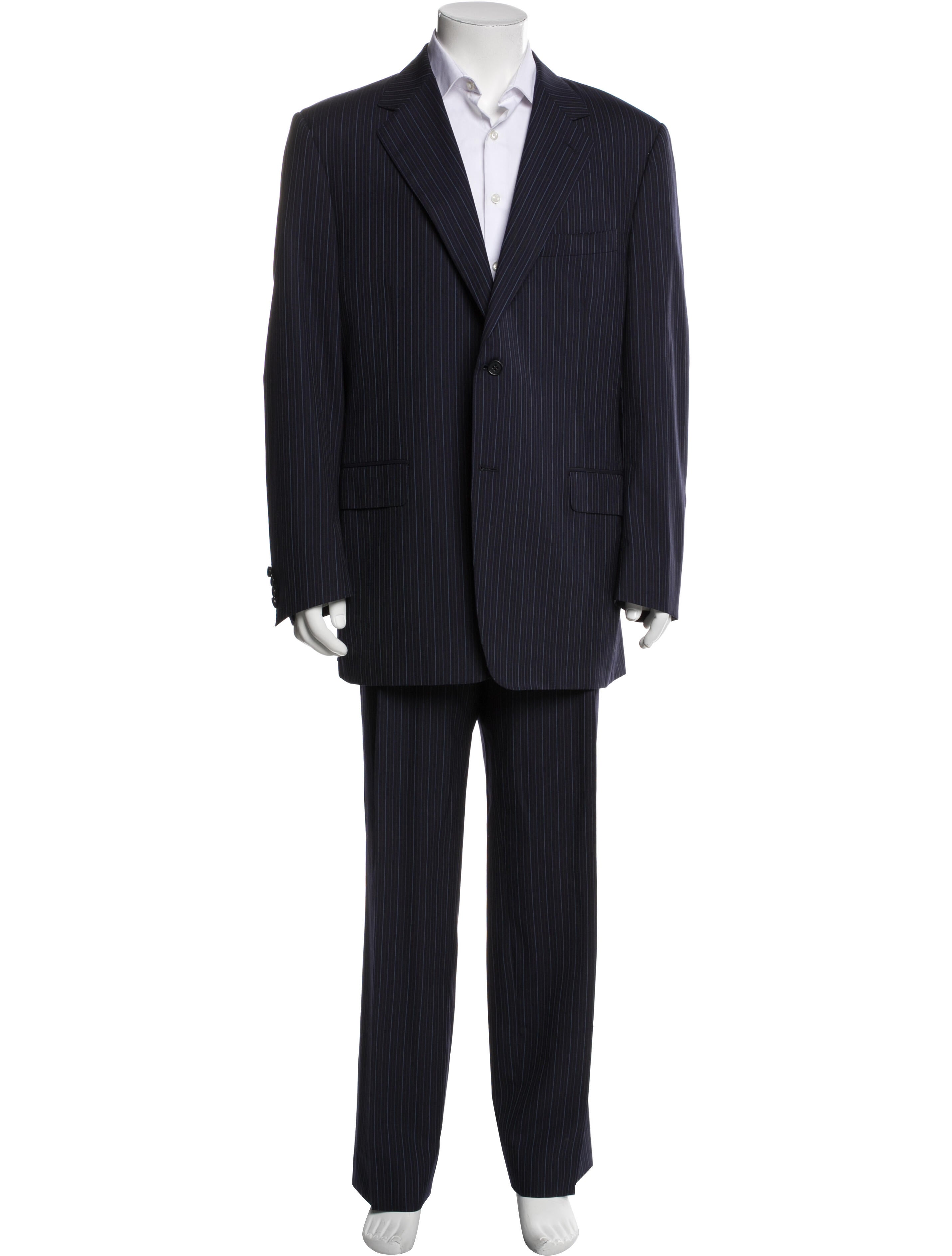 Canali Wool Striped Two-Piece Suit
