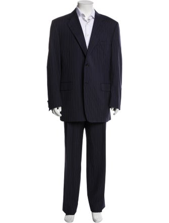 Canali Wool Striped Two-Piece Suit