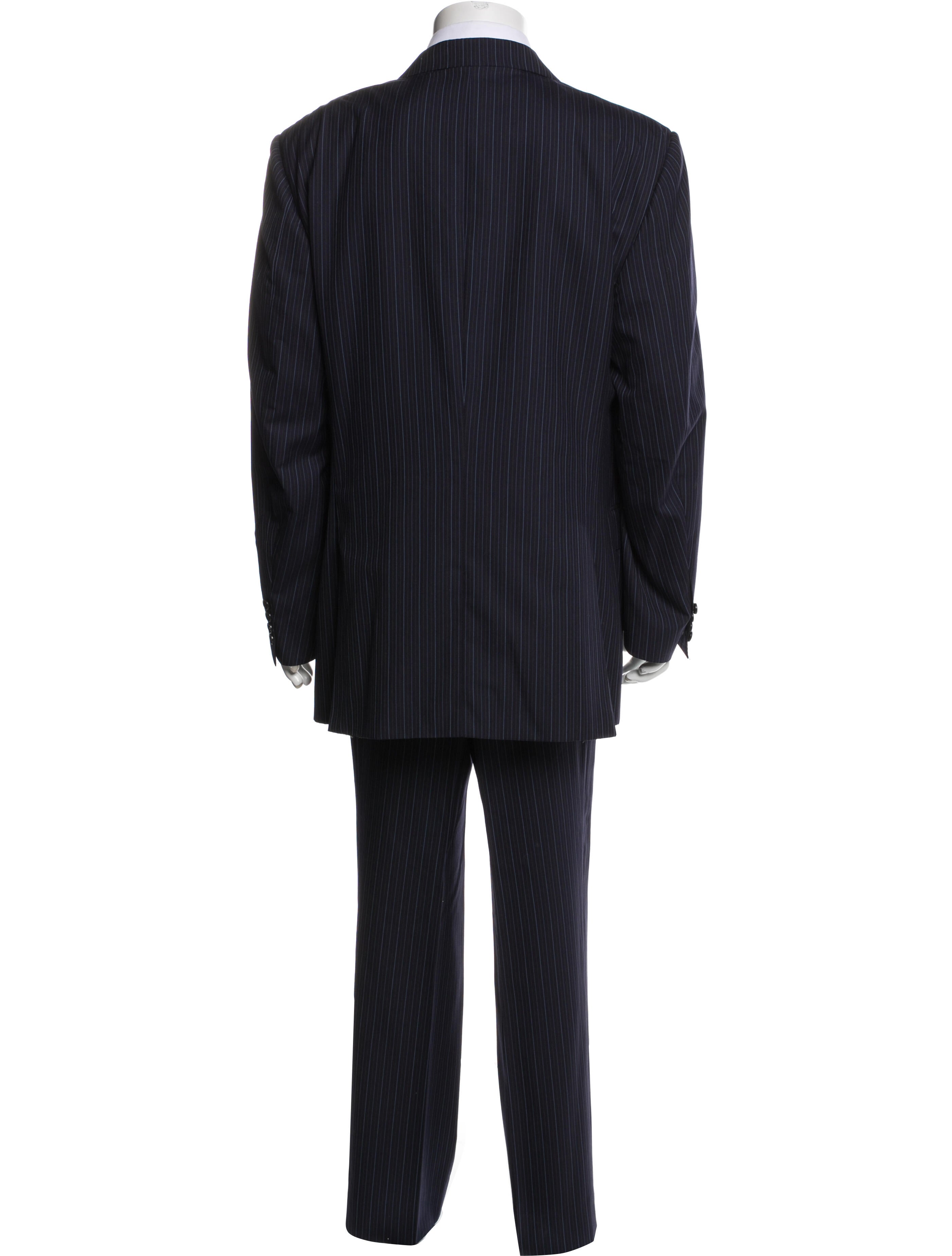 Canali Wool Striped Two-Piece Suit