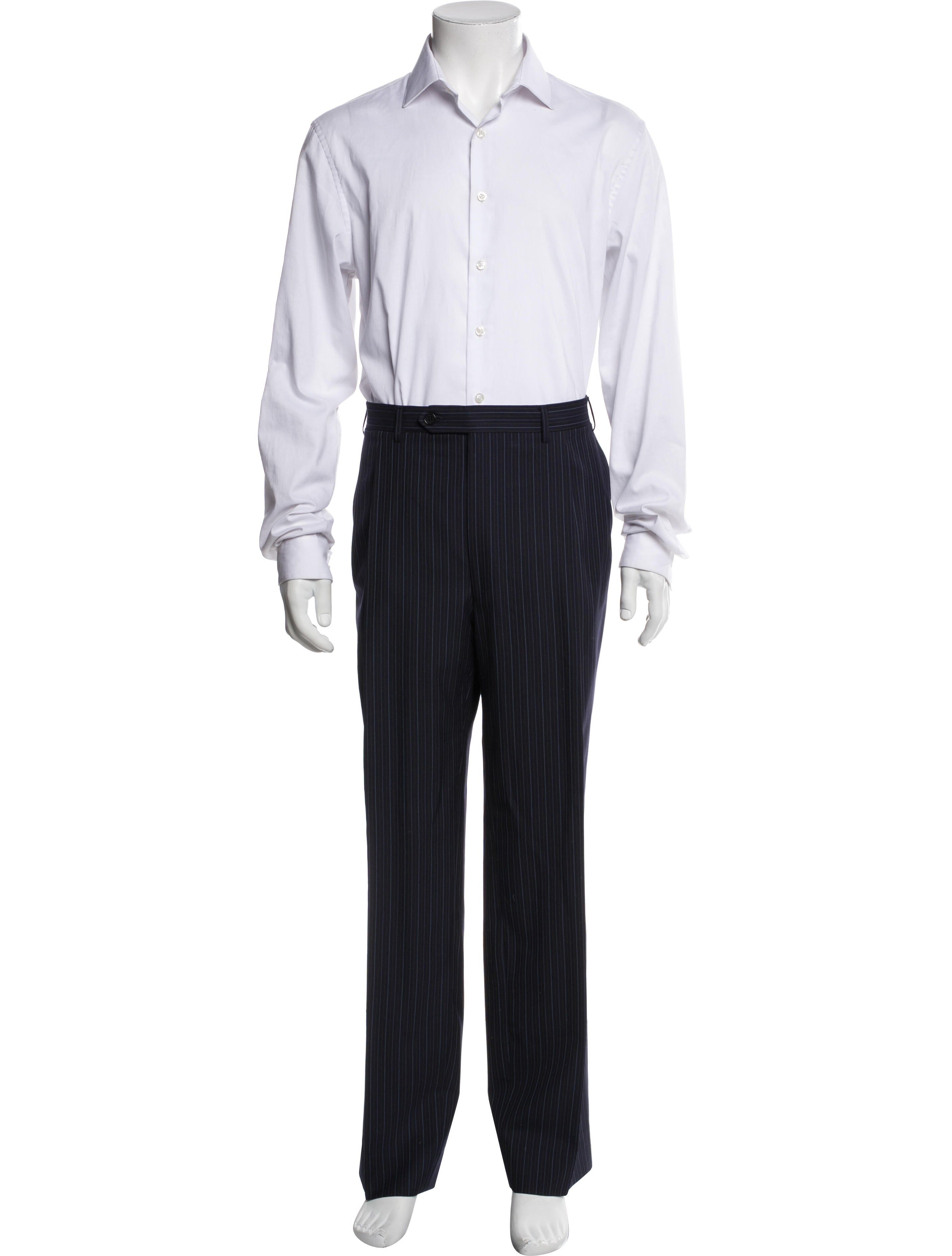 Canali Wool Striped Two-Piece Suit