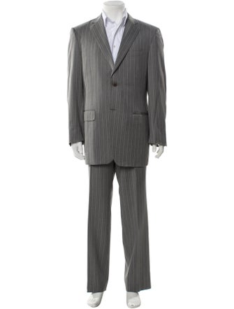 Canali Wool Striped Two-Piece Suit