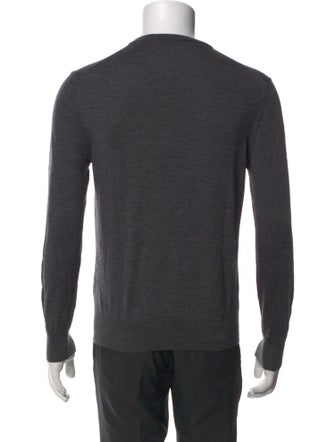 Canali Wool V-Neck Pullover