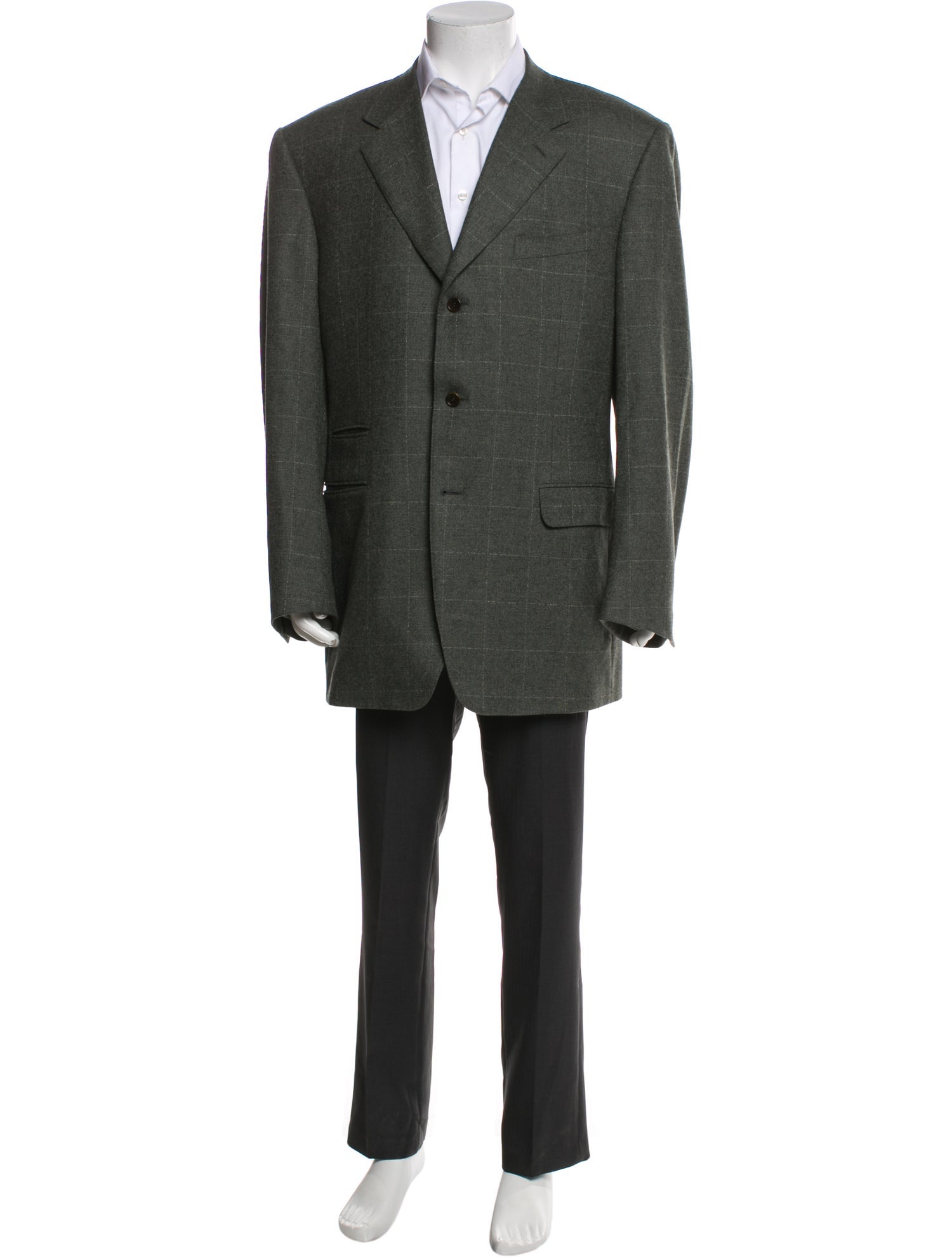 Canali Wool Overcoat