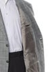 Canali Wool Plaid Print Overcoat