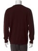 Canali Colorblock Pattern Crew Neck Pullover
