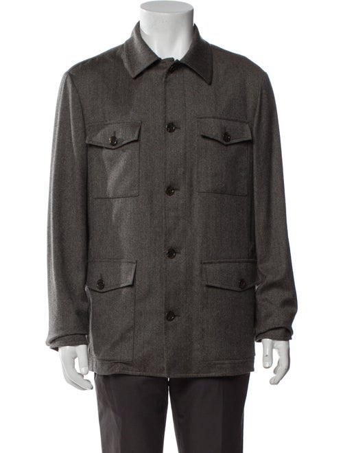 Canali Wool Utility Jacket