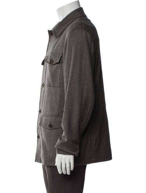 Canali Wool Utility Jacket
