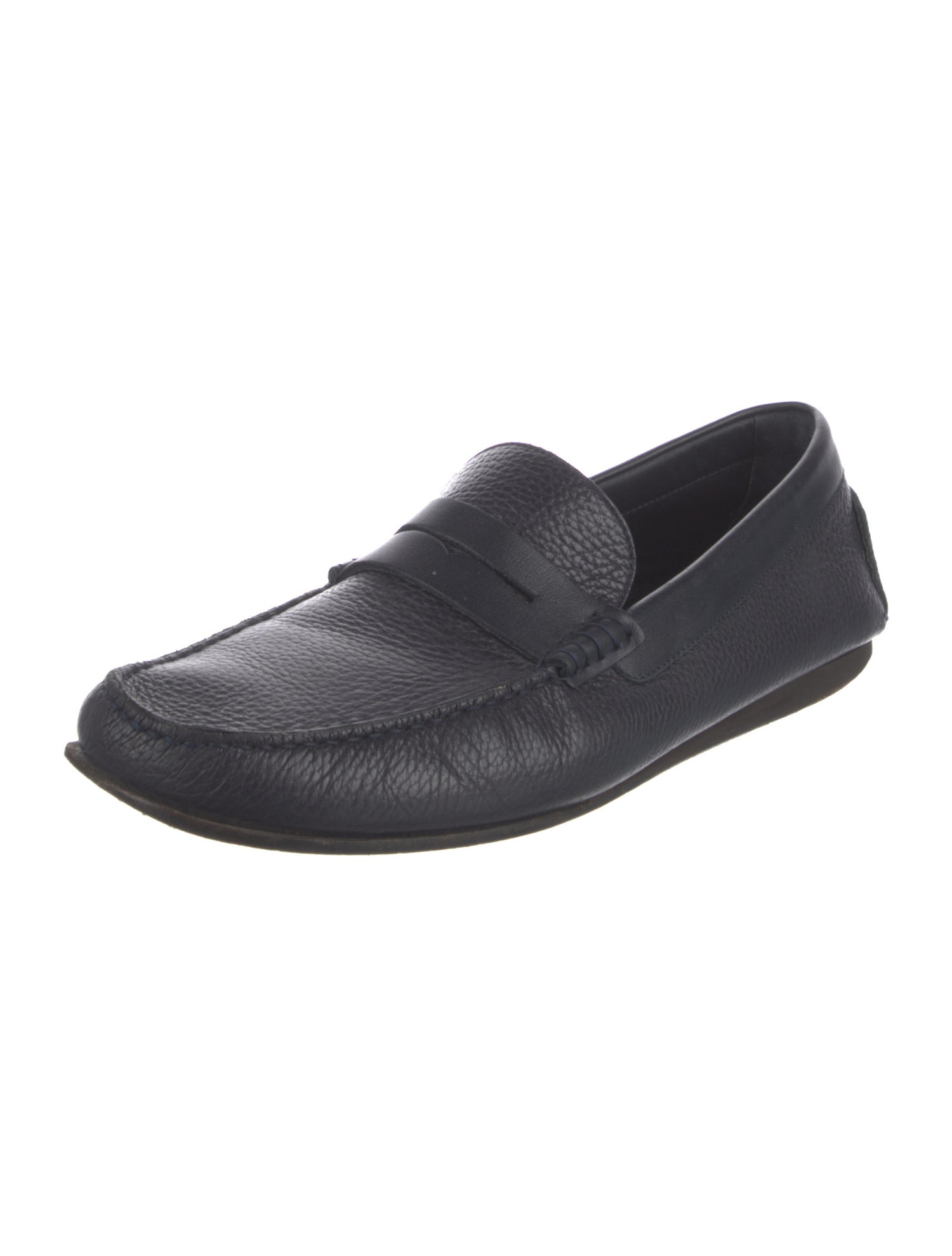 Canali Leather Moccasins