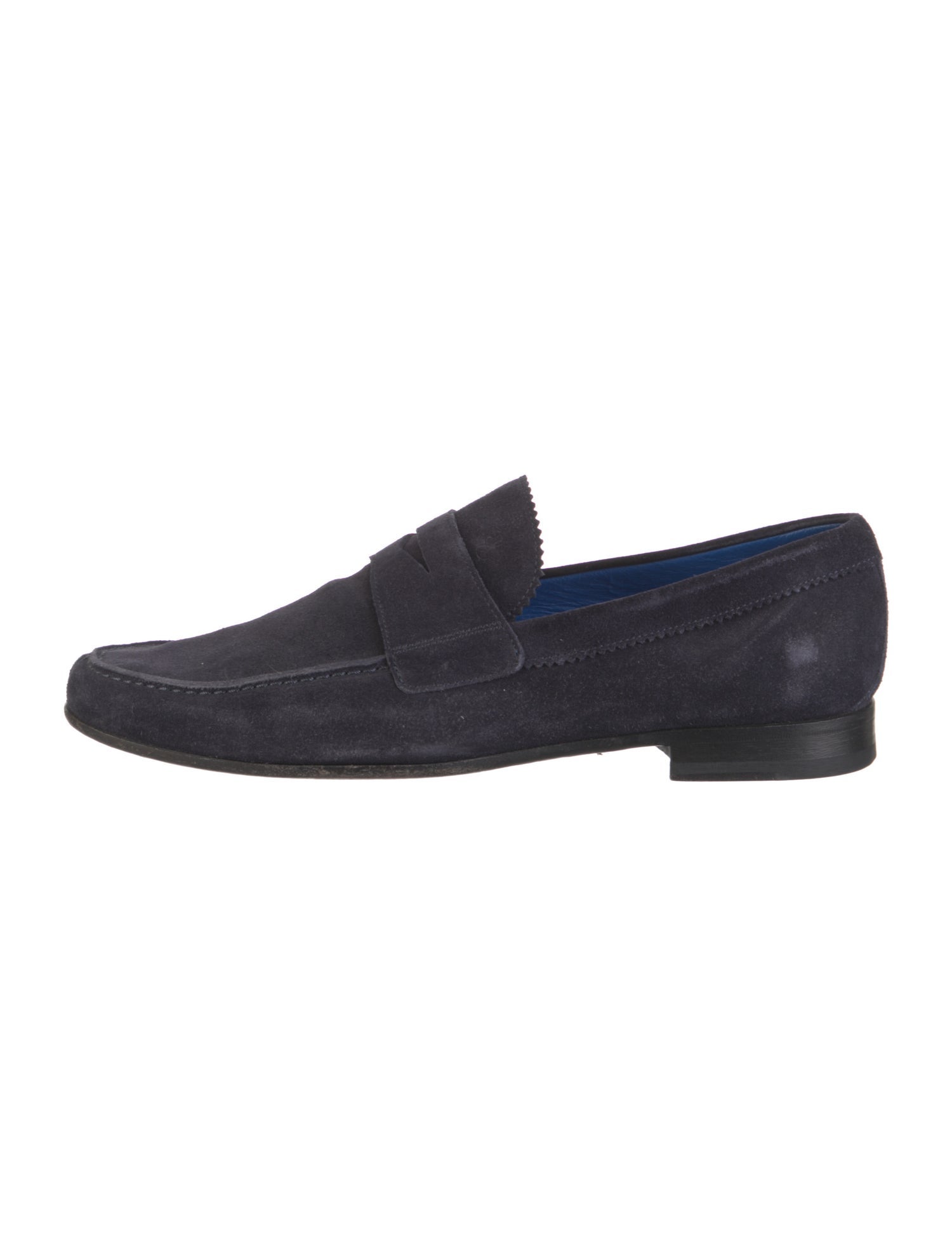 Canali Suede Dress Loafers