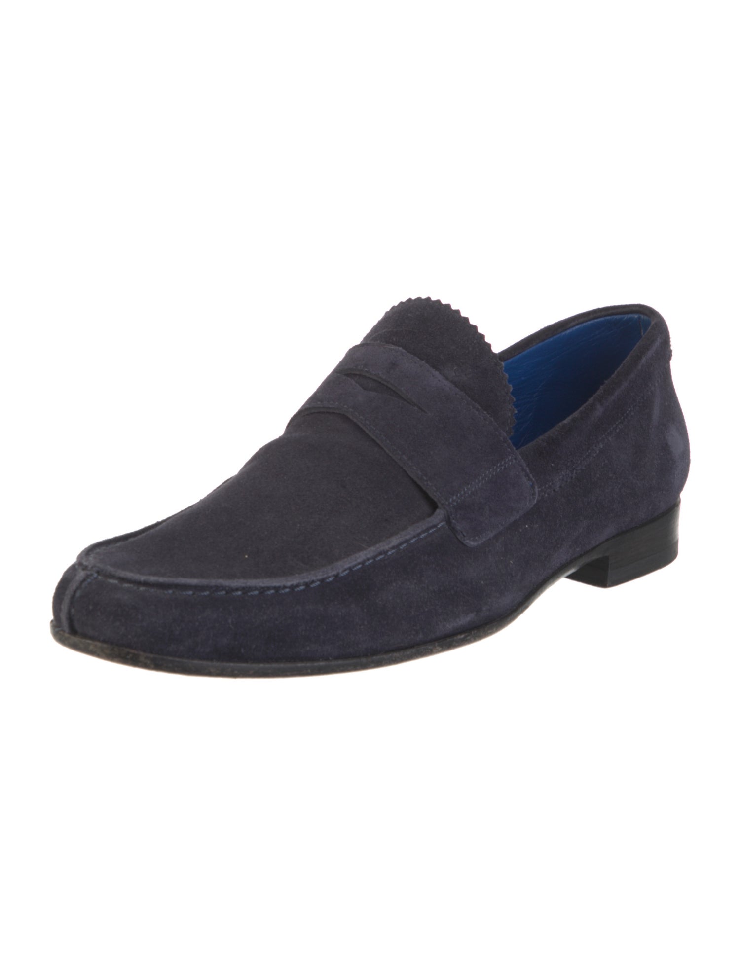 Canali Suede Dress Loafers