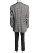Canali Wool Plaid Print Blazer