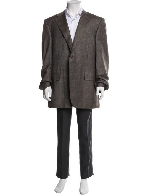 Canali Wool Patterned Blazer