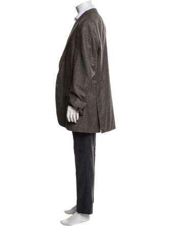 Canali Wool Patterned Blazer