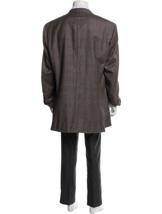 Canali Wool Patterned Blazer