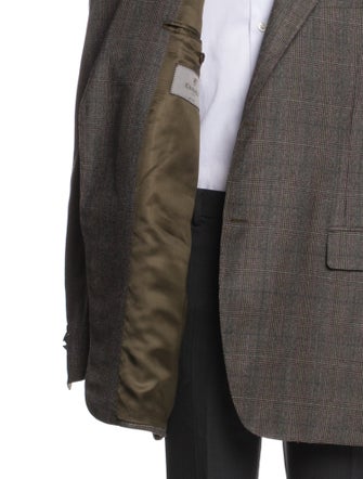 Canali Wool Patterned Blazer