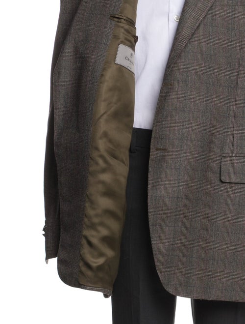 Canali Wool Patterned Blazer