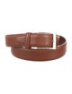 Canali Skinny Leather Belt