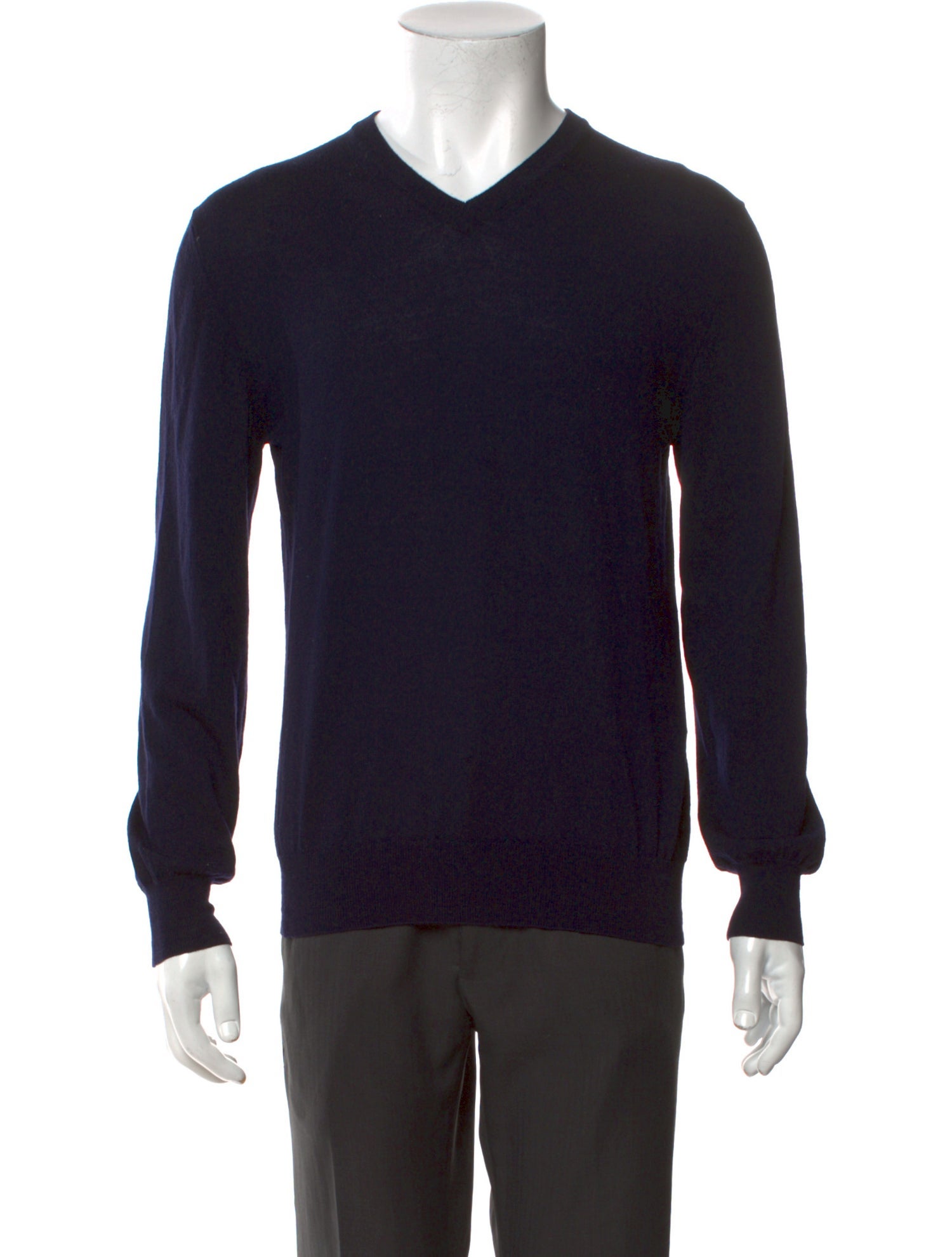 Canali Wool V-Neck Pullover