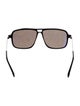 Canali Oversize Tinted Sunglasses