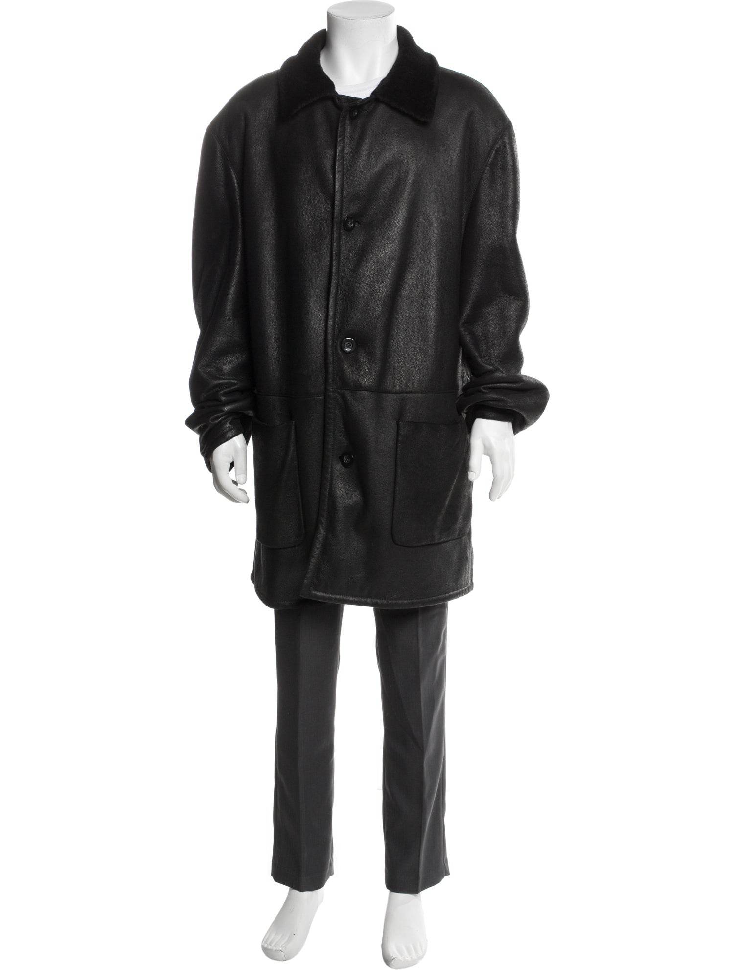 Canali Eel Skin Overcoat