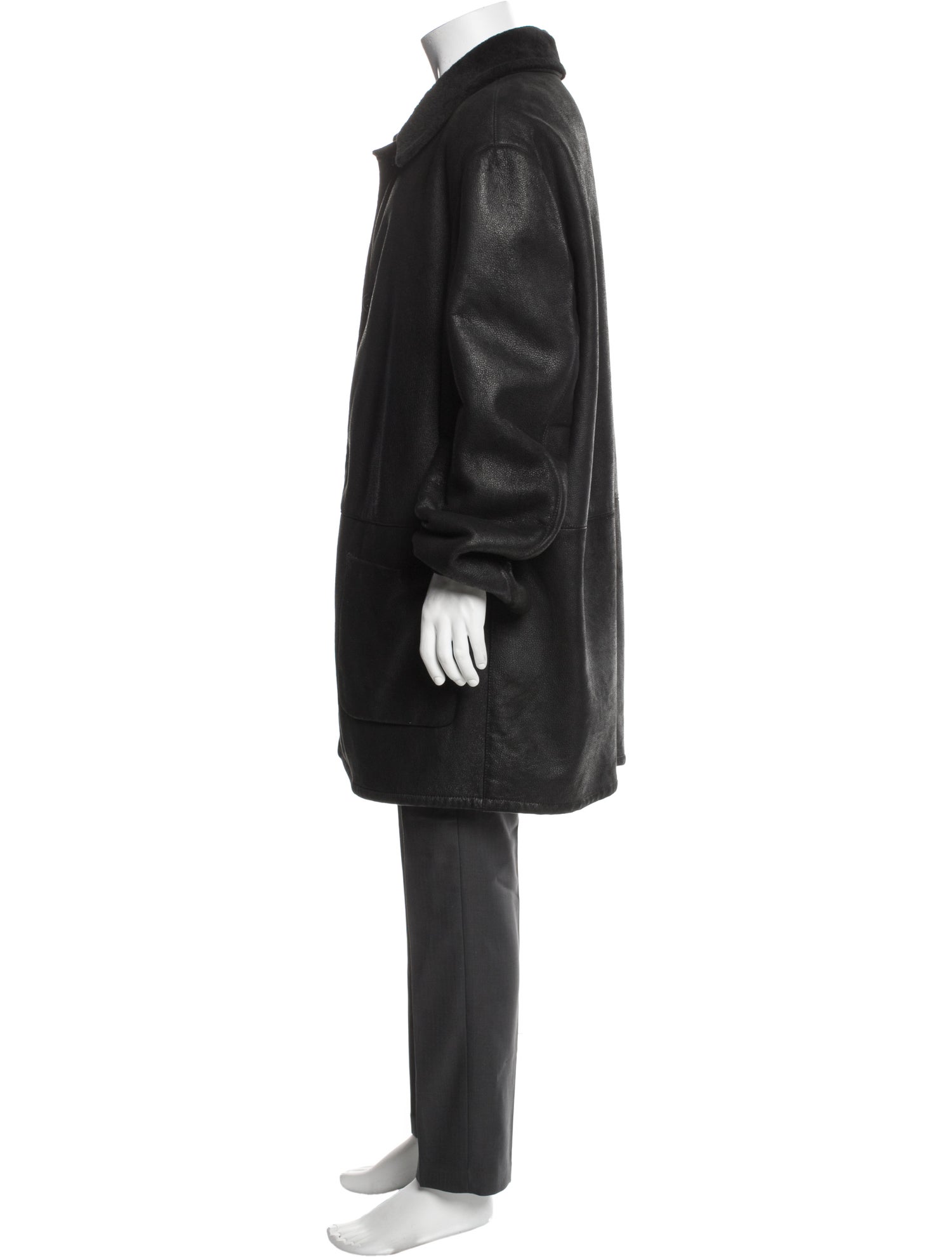 Canali Eel Skin Overcoat