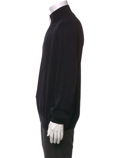 Canali Turtleneck Long Sleeve Polo Sweater