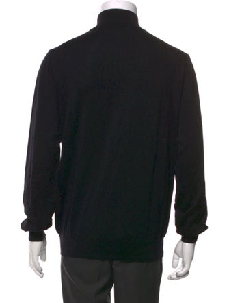 Canali Turtleneck Long Sleeve Polo Sweater