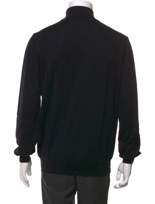 Canali Turtleneck Long Sleeve Polo Sweater