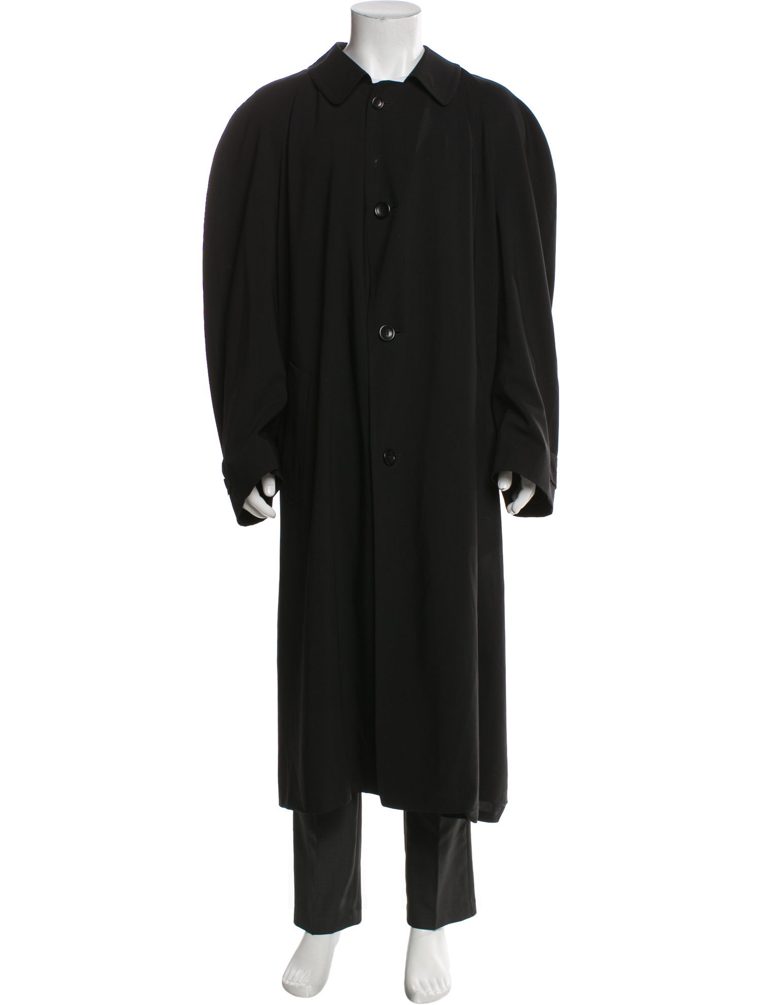 Canali Virgin Wool Trench Coat