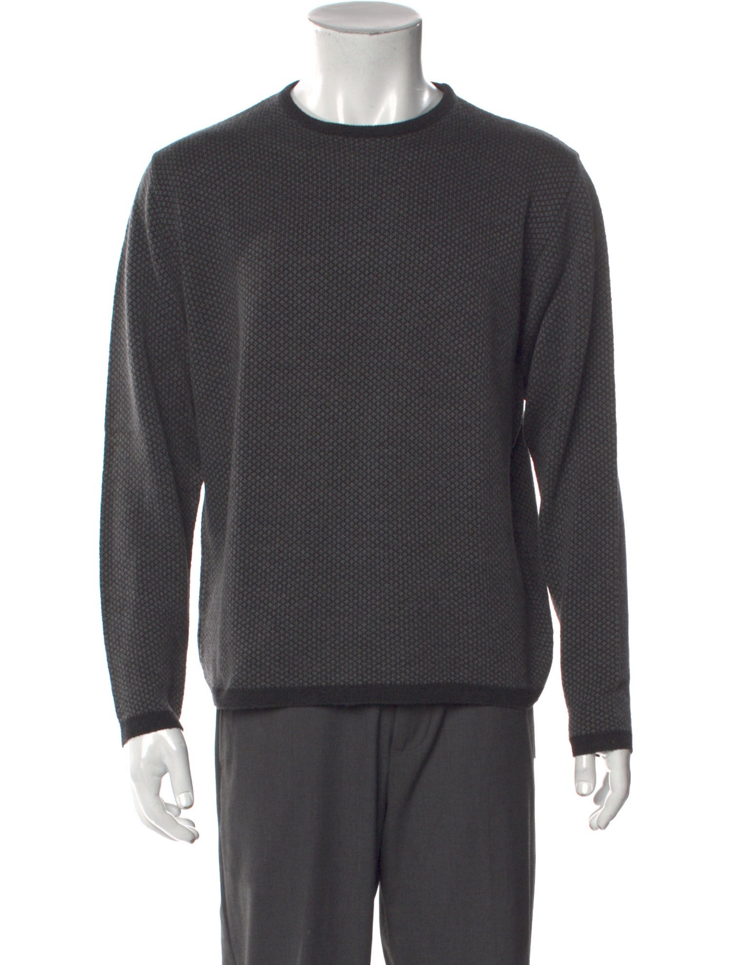 Canali Wool Crew Neck Pullover
