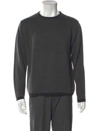 Canali Wool Crew Neck Pullover