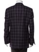 Canali Plaid Print Blazer
