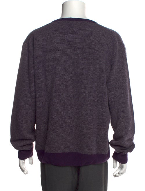 Canali Wool V-Neck Pullover